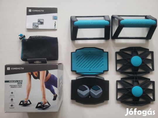 Corength fekvőtámaszkeret 4 az 1-ben (Decathlon)