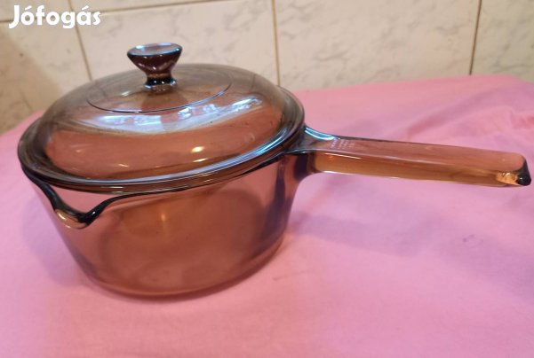 Corning Vision nyeles edény fedővel 1.5 lit.