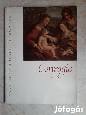 Correggio német nyelvű album, - könyv