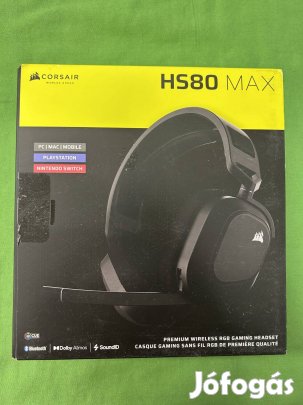 Corsair HS80 Max bluetooth-os gamer fejhallgató