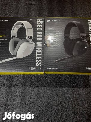 Corsair HS80 RGB Wireless Fekete/Fehér Fejhallgató