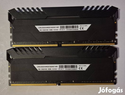 Corsair Vengeance LED DDR4 3200 MHz 2x16 GB