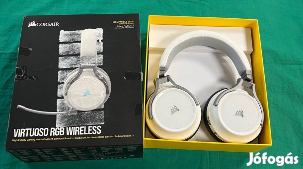 Corsair Virtuoso RGB vezeték nélküli gamer headset (CA-9011185/6-EU)