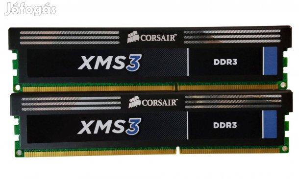 Corsair XMS3 8GB (2x4GB) DDR3 1600MHz cl9 memória