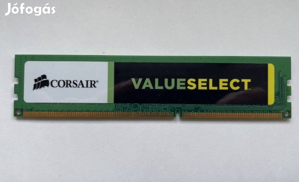 Corsair és Kingston 2x 4GB DDR3 memória modul