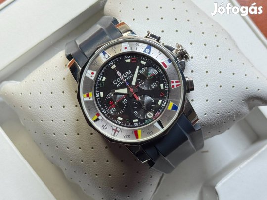 Corum Admiral's Cup Chronograph 44 szervizelve Lgsw