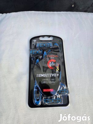 Cosmia Men Sensitive+ 3 pengés borotva szett (4 db) Új / Debrecen