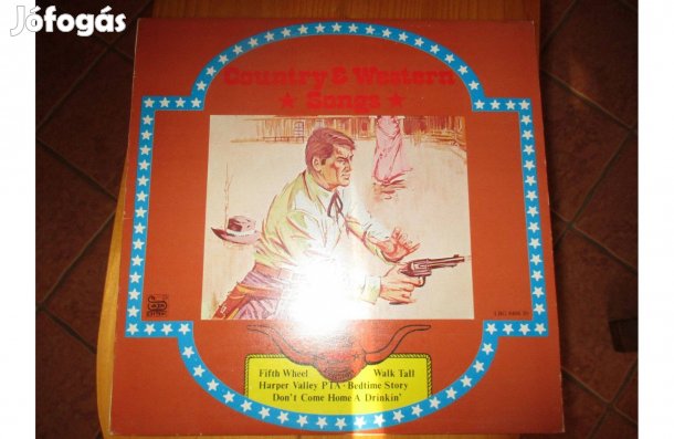 Country & western songs bakelit hanglemez eladó