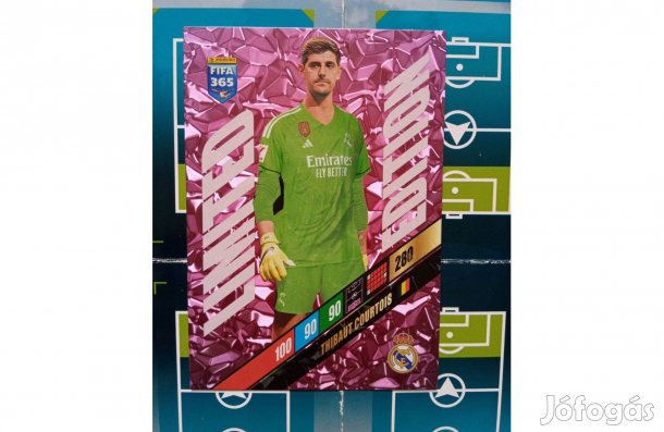 Courtois (Real Madrid) Panini Fifa 365 2024 XXL Limited kártya