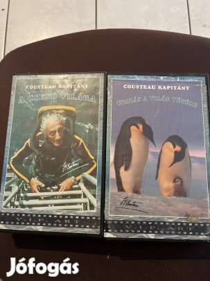 Cousteau kapitány 2 darabos pakk vhs 
