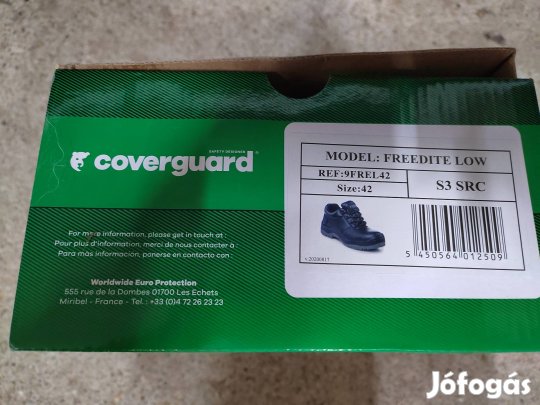 Coverguard 42-es s3-as munkavédelmi félcipő 