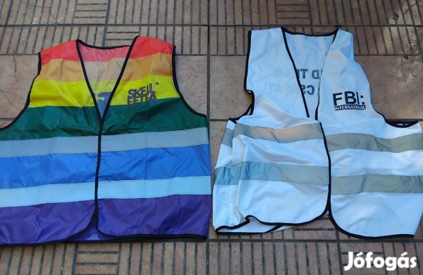 Covid mellény láthatósági mellény Pride mellény 2db