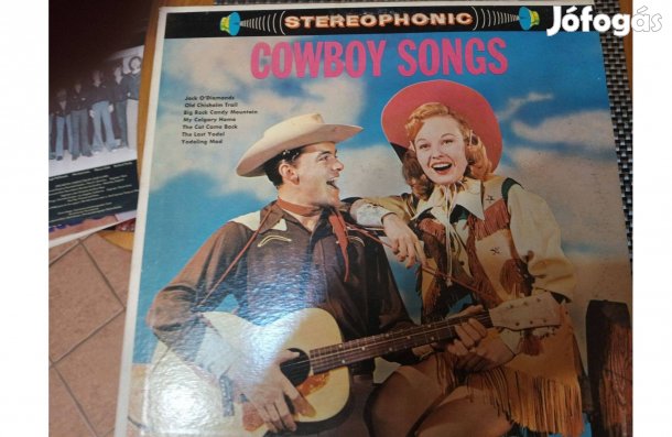 Cowboy songs bakelit hanglemez eladó