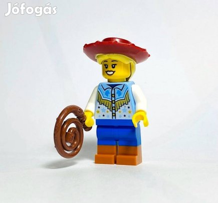 Cowgirl Eredeti LEGO egyedi minifigura - Western - Új
