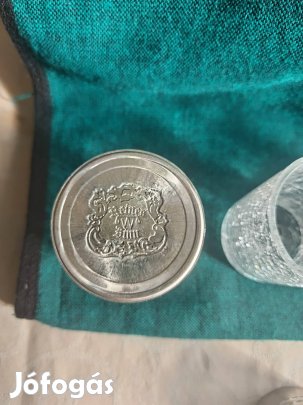 Cracuellee pohár 4 db ón talppal 