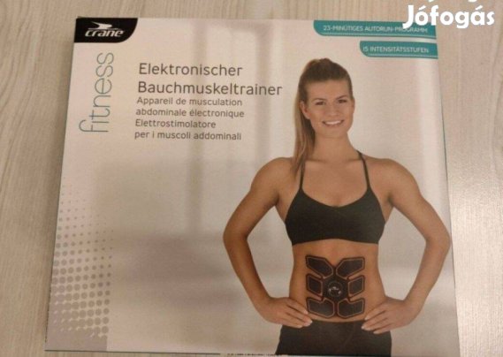 Crane elektromos hasizomerősítő TENS/EMS izomstimulátor