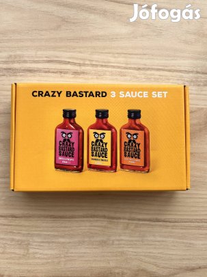 Crazy Bastard 3 csipős szósz szett új, bontatlan