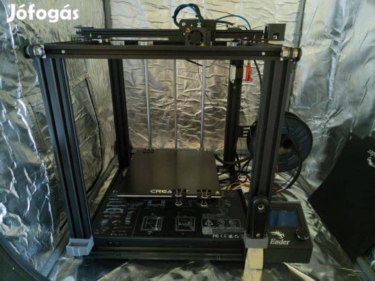 Creality Ender 5 Pro 3D nyomtató házzal és üveg ággyal