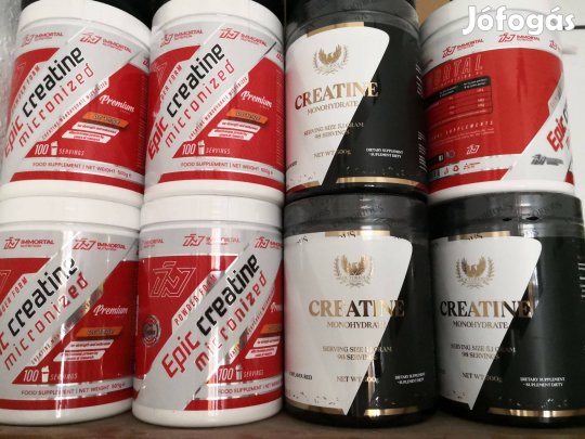 Creatine monohidrát íztelen, arancsos epres 500g