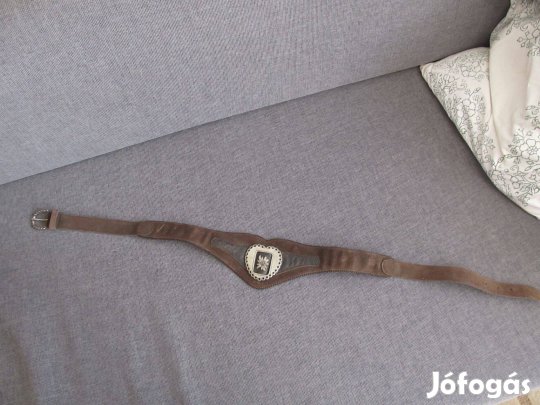 Creation Werner bőr öv jelzett, számozott, 85 cm