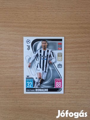 Cristiano Ronaldo Topps Match Attax 2021-22 #369 foci kártya