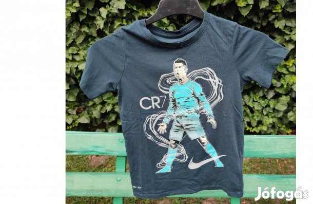 Cristiano Ronaldo sötétkék eredeti Nike póló (S)