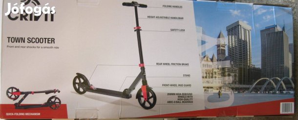 Crivit nagykerekű alumínium roller