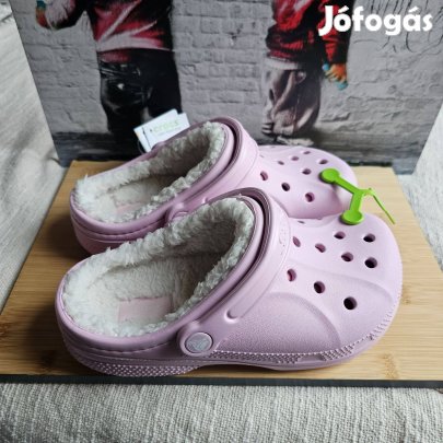 Crocs téli bundás papucs 36-37 es méret 22cm belsö talphossz