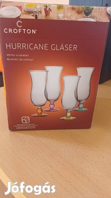 Crofton Színes Koktélos Pohár 4 db