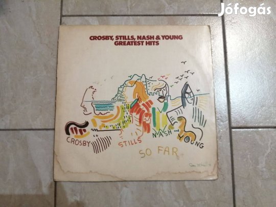 Crosby, Stills,Nash & Young -bakelit lemez