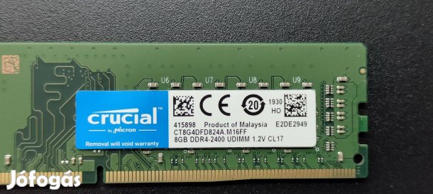 Crucial 2x8GB DDR4-2400 Udimm 1,2V CL17
