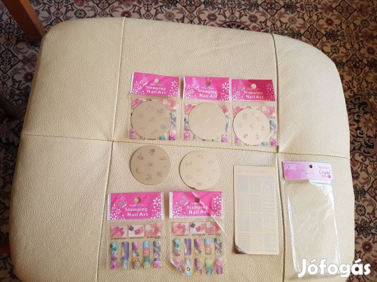 Crystal Nails köröm minta készítő 52 féle virág cica smiley stb