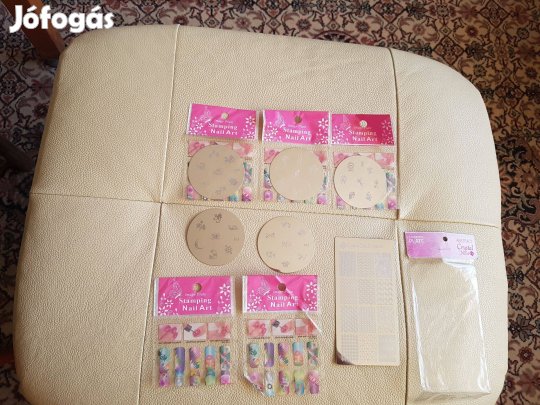 Crystal Nails köröm minta készítő 52 féle virág cica smiley stb Kiváló