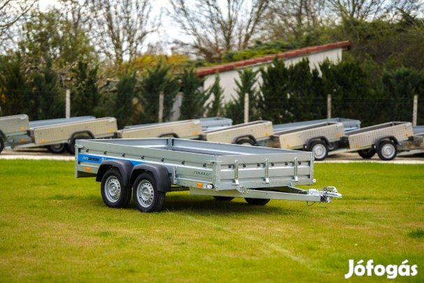Csak februárban! Új 3x1.7m-es utánfutó (750kg) rendszámmal 819.000 Ft