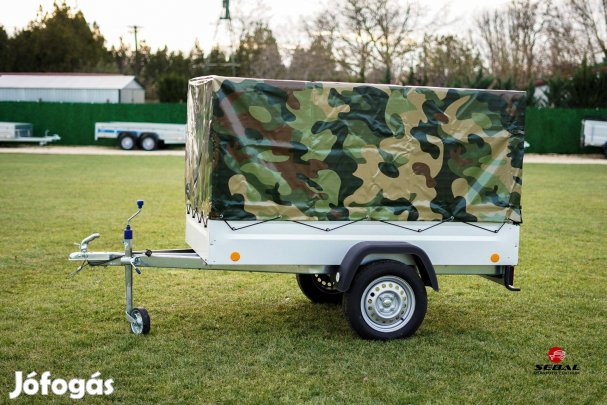 Csak januárban! Új ponyvás utánfutó rendszámmal Bakon csak 559.000 Ft!