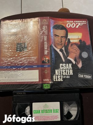 Csak kétszer élsz 007 akció vhs 