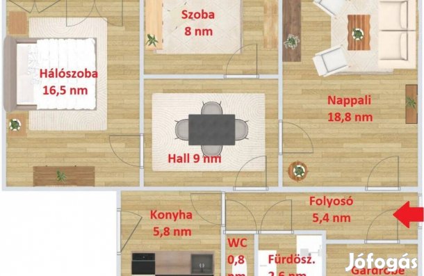 Családias tágas, 3 szobás jó környék ideális otthon