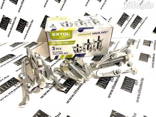 Csapágylehúzó készlet csapágy lehúzó szett 3db-os 75mm 2 körmös, 100mm