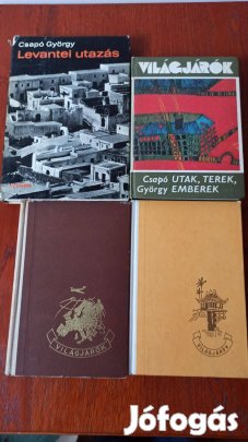 Csapó György utikönyv csomag / 4 db könyv