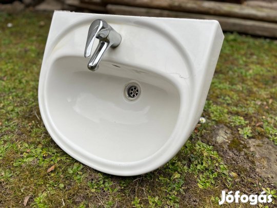 Csaptelep + mosdó + szifon