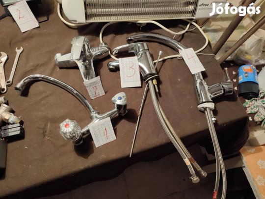 Csaptelepek eladók!Kádtölt, mosdó, mosogató, zuhanyzó csaptelep