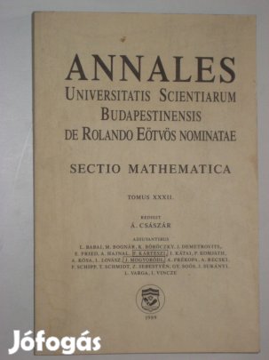 Császár Annales Universitatis Scientiarum Budapestinensis de Rolando