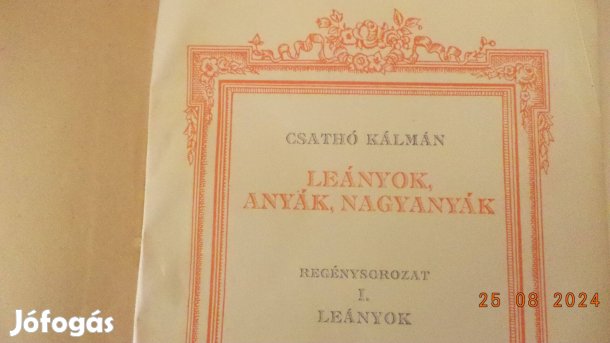 Csathó Kálmán: Lányok, anyák, nagyanyák I - II