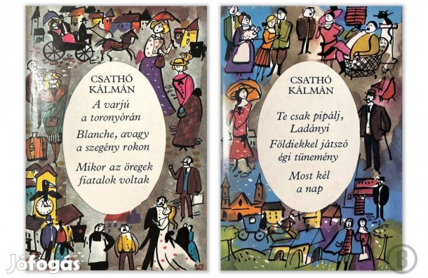 Csathó Kálmán regények 2 db könyv, 6 történet (Csak személyesen!)