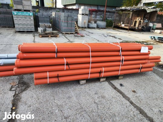 Csatornacső tokos 125/2m