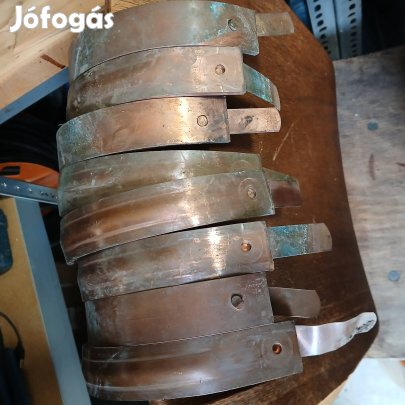 Csatornatartó vörösrézből