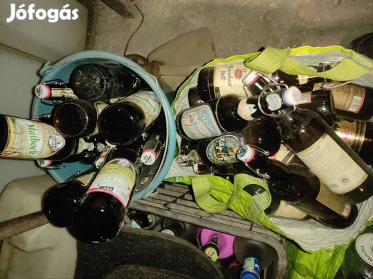 Csatos sörös üvegek eladók!
