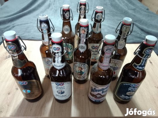 Csatos sörösüvegek