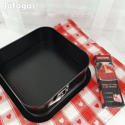Csatos tepsi + szilikon forma sütéshez Vadonatúj !