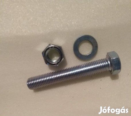 Csavar hatlapfejü M10x100 tövig menetes